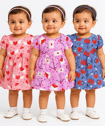 Regular Use Frock / Girls Casual Frock | Soft & Comfortable Kids Dress