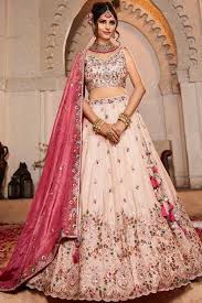 Bridal Lehenga / Wedding Outfit | Red, Maroon, Pink & Gold