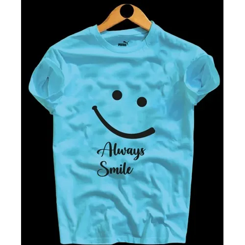 Always Smile Best quality printed Boys T-shirt/ Tshirt For Men/ T-shirt